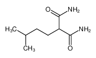 isopentyl-malonic acid diamide_98998-50-6