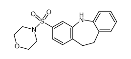 4-(10,11-dihydro-5H-dibenzo[b,f]azepine-3-sulfonyl)-morpholine_99001-04-4
