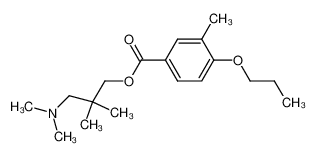 3-Methyl-4-propoxy-benzoic acid 3-dimethylamino-2,2-dimethyl-propyl ester_99001-84-0