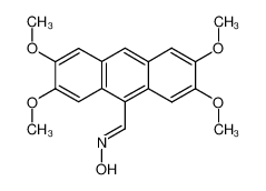2,3,6,7-tetramethoxyanthr-9-yl-carbaldoxime_99003-51-7