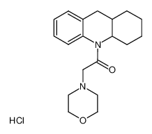1-(2,3,4,4a,9,9a-Hexahydro-1H-acridin-10-yl)-2-morpholin-4-yl-ethanone; hydrochloride_99004-51-0