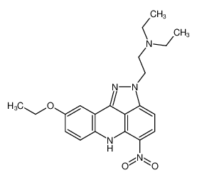 9-ethoxy-N,N-diethyl-5-nitropyrazolo[3,4,5-kl]acridine-2(6H)-ethanamine_99008-67-0
