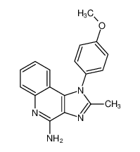 1H-Imidazo[4,5-c]quinolin-4-amine, 1-(4-methoxyphenyl)-2-methyl- CAS:99011-11-7 manufacturer & supplier