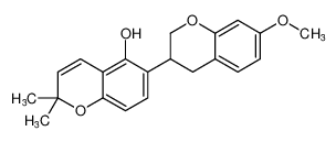[3,6'-Bi-2H-1-benzopyran]-5'-ol, 3,4-dihydro-7-methoxy-2',2'-dimethyl-_99026-97-8