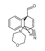 (1R,8R)-1-Formyl-9-morpholin-4-yl-tricyclo[6.2.2.02,7]dodeca-2,4,6,11-tetraene-9-carbonitrile_99033-58-6