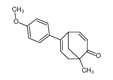 6-(4-Methoxy-phenyl)-1-methyl-bicyclo[3.3.1]nona-3,6-dien-2-one_99034-51-2