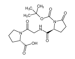 L-Proline, 1-[N-[1-[(1,1-dimethylethoxy)carbonyl]-5-oxo-L-prolyl]glycyl]-_99043-60-4