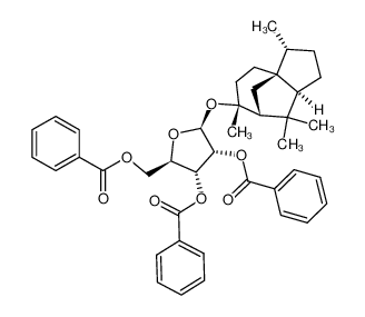 (Cedran-8-yl)-2,3,5-tri-O-benzoyl-β-D-ribofuranosid_99049-94-2