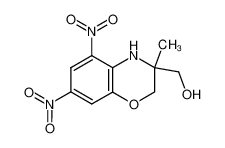 (3-methyl-5,7-dinitro-3,4-dihydro-2H-benzo[1,4]oxazin-3-yl)-methanol_99056-64-1