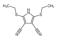 2,5-bis-ethylmercapto-pyrrole-3,4-dicarbonitrile_99056-74-3