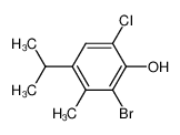 2-bromo-6-chloro-4-isopropyl-3-methyl-phenol_99057-13-3