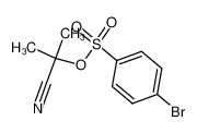 4-Brom-benzolsulfonsaeure-(α-cyan-isopropylester)_99057-91-7