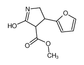methyl 4-(furan-2-yl)-2-oxopyrrolidine-3-carboxylate_99060-79-4