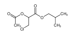2-acetoxy-3-chloro-propionic acid isobutyl ester_99062-06-3