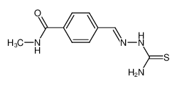 4-thiosemicarbazonomethyl-benzoic acid methylamide_99069-53-1