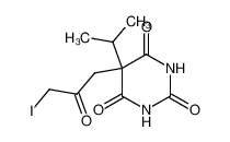 5-isopropyl-5-(3-iodo-2-oxo-propyl)-barbituric acid_99074-74-5