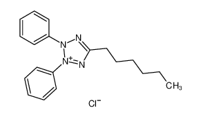5-hexyl-2,3-diphenyltetrazol-2-ium,chloride_99077-15-3