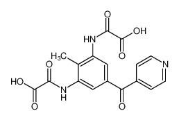 2,2'-((5-isonicotinoyl-2-methyl-1,3-phenylene)bis(azanediyl))bis(2-oxoacetic acid) CAS:99090-99-0 manufacturer & supplier