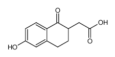 2-(6-hydroxy-1-oxo-1,2,3,4-tetrahydronaphthalen-2-yl)acetic acid_99092-87-2
