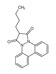 2-butyl-benzo[c]pyrazolo[1,2-a]cinnoline-1,3-dione_99099-06-6
