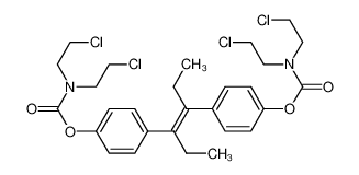 [4-[(E)-4-[4-[bis(2-chloroethyl)carbamoyloxy]phenyl]hex-3-en-3-yl]phenyl] N,N-bis(2-chloroethyl)carbamate_991-23-1