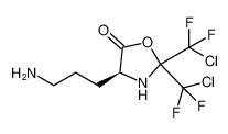 5-Oxazolidinone, 4-(3-aminopropyl)-2,2-bis(chlorodifluoromethyl)-, (S)-_99104-44-6