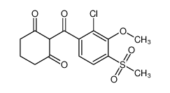 2-(2-chloro-3-methoxy-4-(methylsulfonyl)benzoyl)cyclohexane-1,3-dione_99105-85-8