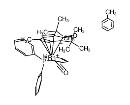 (2-6-η-2,6-di-t-butyl-4-methyl-1-oxocyclohexadienyl)-carbonyl-triphenylphosphino-rhodium*toluene_99106-42-0