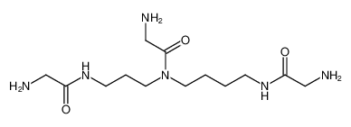 2-amino-N-(4-(2-aminoacetamido)butyl)-N-(3-(2-aminoacetamido)propyl)acetamide_99110-72-2