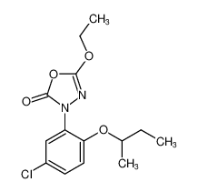 3-(2-(sec-butoxy)-5-chlorophenyl)-5-ethoxy-1,3,4-oxadiazol-2(3H)-one_99112-02-4