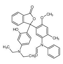 N-(5-(1-(4-(diethylamino)-2-hydroxyphenyl)-3-oxo-1,3-dihydroisobenzofuran-1-yl)-4-methoxy-2-methylphenyl)-N-phenylformamide_99112-12-6