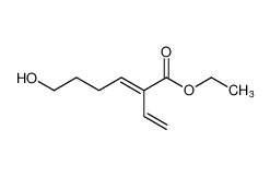 2-Hexenoic acid, 2-ethenyl-6-hydroxy-, ethyl ester, (E)-_99125-87-8