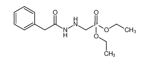Benzeneacetic acid, 2-[(diethoxyphosphinyl)methyl]hydrazide_99132-66-8