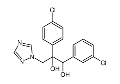 1-(3-chlorophenyl)-2-(4-chlorophenyl)-3-(1H-1,2,4-triazol-1-yl)propane-1,2-diol_99134-98-2