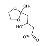 2-(2-hydroxy-3-nitropropyl)-2-methyl-1,3-dioxolane_99145-41-2