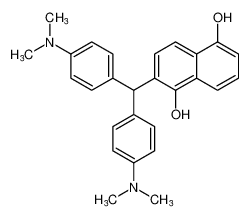 2-(bis(4-(dimethylamino)phenyl)methyl)naphthalene-1,5-diol_99153-46-5