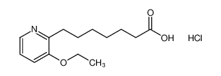 2-Pyridineheptanoic acid, 3-ethoxy-, hydrochloride_99156-14-6
