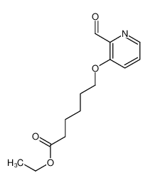 ethyl 6-(2-formylpyridin-3-yl)oxyhexanoate_99156-19-1