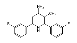 4-Piperidinamine, 2,6-bis(3-fluorophenyl)-3-methyl-_99160-51-7