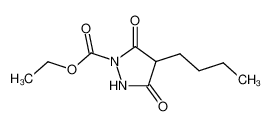 4-butyl-3,5-dioxo-pyrazolidine-1-carboxylic acid ethyl ester_99167-90-5