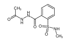 1-Acetyl-2-(2-methylsulfamoyl-benzoyl)-hydrazin_99168-76-0