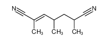 2,4,6-trimethyl-hept-2-enedinitrile_99169-37-6