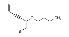 (1-bromomethyl-pent-4-en-2-ynyl)-butyl ether_99173-96-3