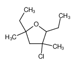 2,5-diethyl-4-chloro-2,4-dimethyl-tetrahydro-furan_99175-05-0