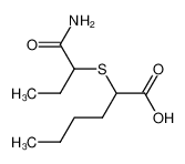 2-(1-carbamoyl-propylsulfanyl)-hexanoic acid_99176-78-0