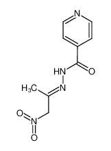 isonicotinic acid-(β-nitro-isopropylidenehydrazide)_99179-09-6