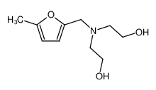 Bis-(2-hydroxy-ethyl)-(5-methyl-furfuryl-(2))-amin_99189-67-0