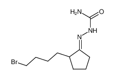 2-(4-bromo-butyl)-cyclopentanone semicarbazone_99191-42-1