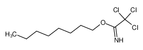 2,2,2-trichloro-acetimidic acid octyl ester_99191-81-8