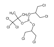 phosphoric acid bis-(β,β'-dichloro-isopropyl ester)-(2,2,2-trichloro-1,1-dimethyl-ethyl ester)_99192-51-5